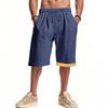 Summer Men's Linen Loose-Fit Breathable Beach Shorts