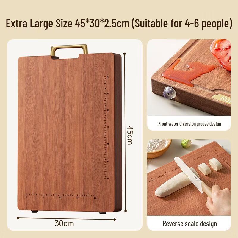 

Yicheng Antibacterial Ebony Wood Cutting Board
