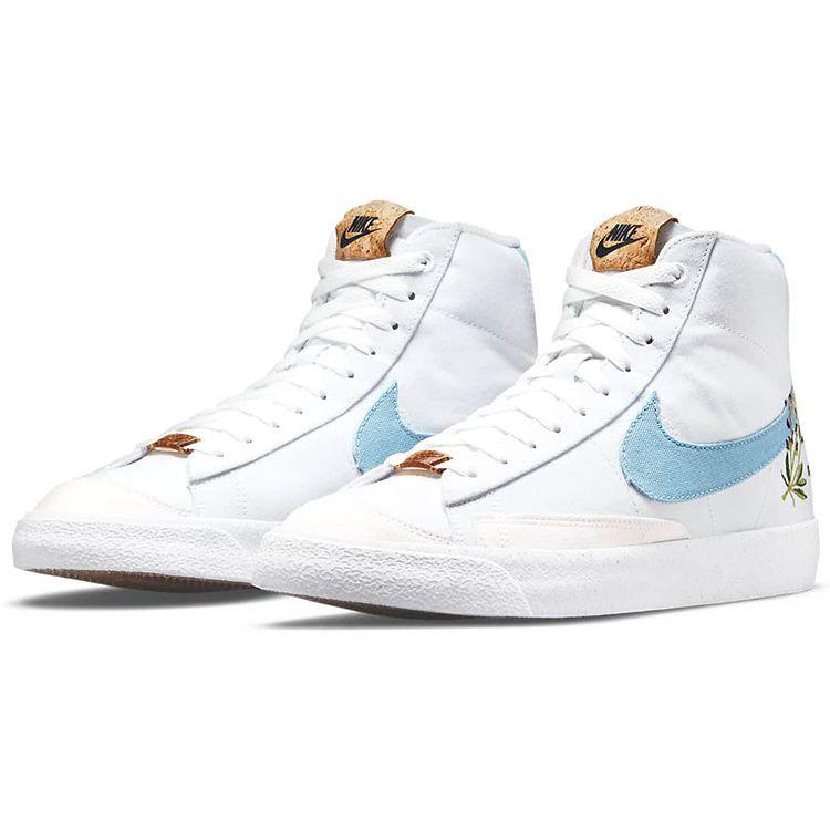 Nike Blazer Mid 77 Indigo Unisex Sneakers White Obsidian CI1166-100