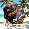 Custom Name Personalized Dragon Ball Z Print Umbrella, Auto Open Close, 8‑Rib Sturdy Frame, Commute Camping Hiking Use, Birthday Gift