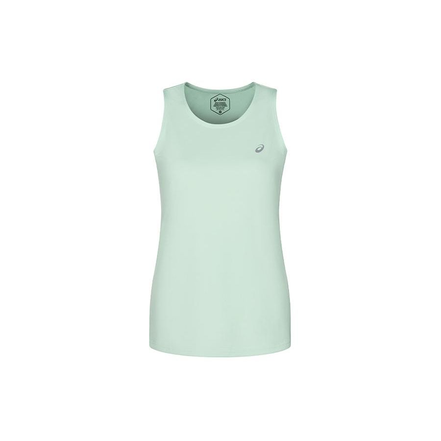 

Asics Logo Round Neck Comfort Sports Tank Top Women Tops Mint-Green 2012D023-300