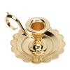 Zinc Alloy Candlestick Holder Drip Catcher Tray Handheld Candle Stand  Dining Table
