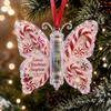 New Christmas Acrylic Money Clips Ornaments Santa Claus Snowman Reindeer Patterns New Year Cash Blessings Favors Decoration