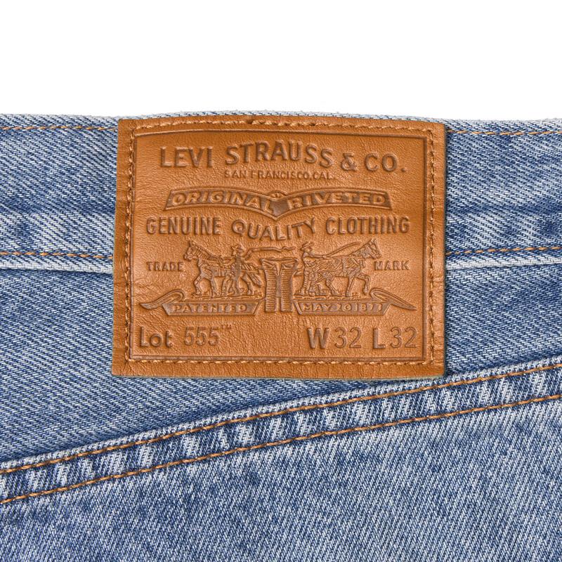 Levi's Men's 555 Straight Fit Light Wash Jeans