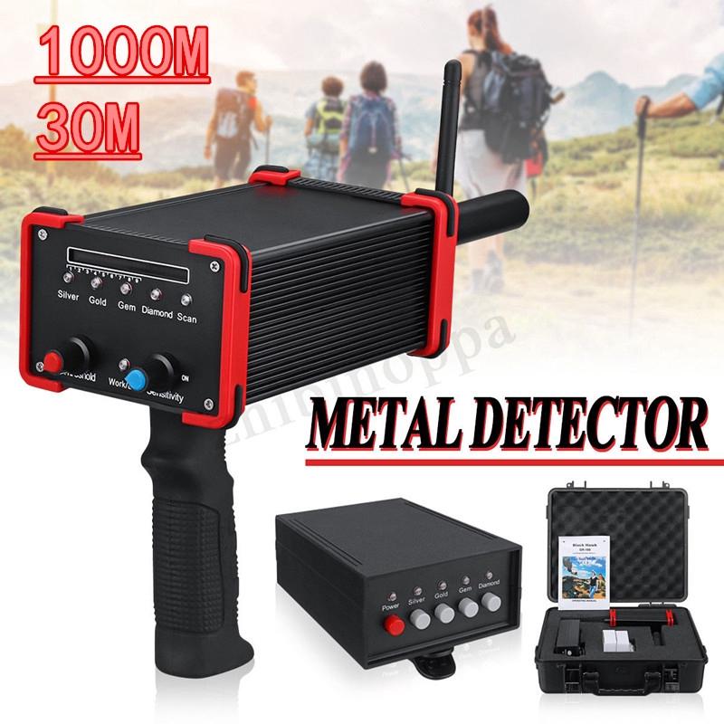 Depth Metal Detector Rechargeable Pointing Long Range Dual System Gold Gem Metal Digital Laser Detector 30M