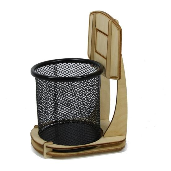 Creative Basketball Stand Pencil Holder Basketball Board Pen Organizer Metal Mesh Pencil Cup Kids Desk Office Home School Supplies
