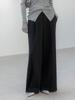Memua Poise Autumn Maxi Wide Slacks (Charcoal)