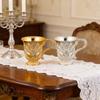 2Pieces Retro Goblets Metal Wine Cups Royal Chalices Wine Glass Medieval European Style Embossed Drinking Cups Gift