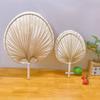 Lightweight Hand-woven Palm-Leaf Fan Anti-Mosquito Decorative Handheld Fans Cattail Fan  Photo Prop