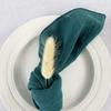 10PCS Decoration Mariage Gauze Crepe Cloth Napkins Pure Cotton Fabric Wedding Decor Everyday Use Dinner Tea Towel Table Village
