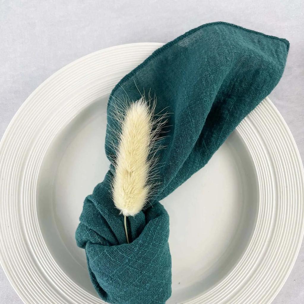 10PCS Decoration Mariage Gauze Crepe Cloth Napkins Pure Cotton Fabric Wedding Decor Everyday Use Dinner Tea Towel Table Village