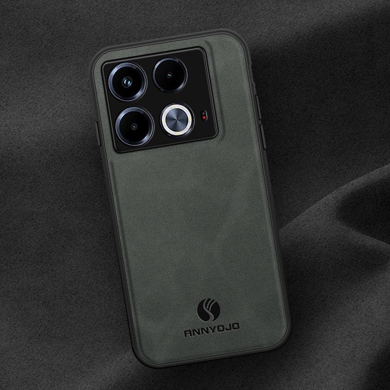 Infinix Spark HOT60 Magnetic Slim Leather Texture Case (S26U)