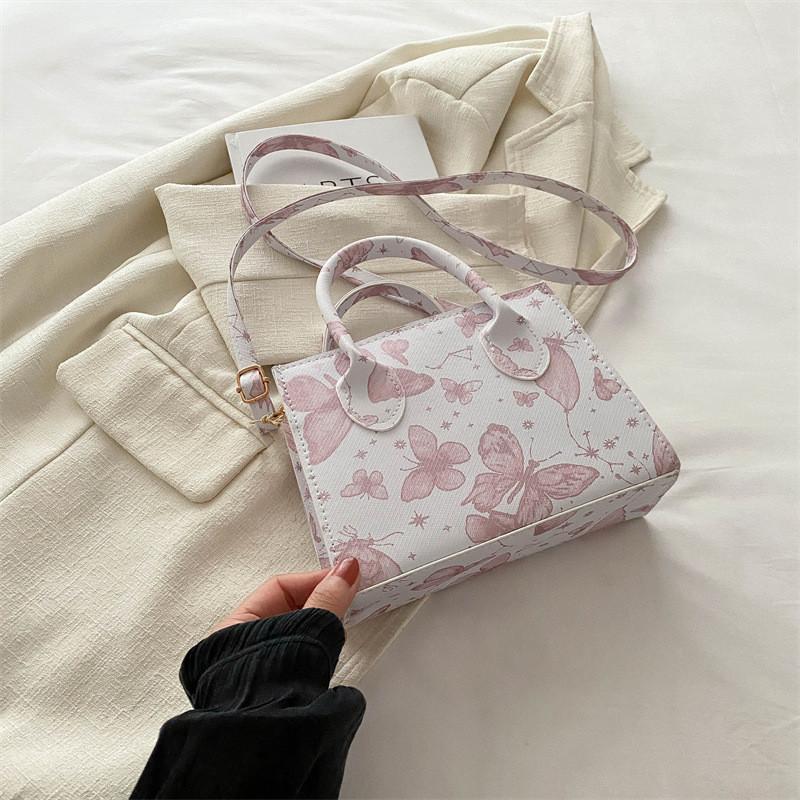 Stylish And Spacious Pu Small Square Shoulder Bag For College Students In Trendy Colors