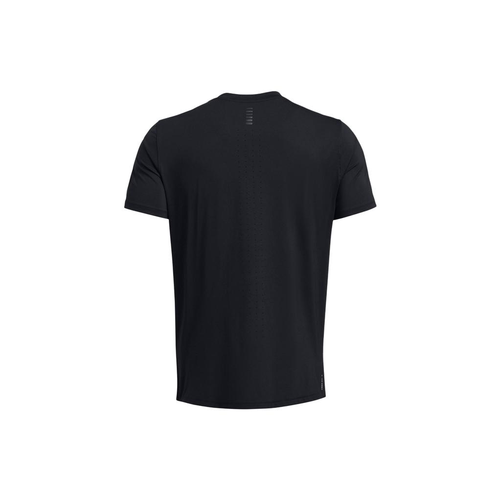 Under Armour Solid Logo Crew Neck Casual Short Sleeve T-Shirt Men Tops Black 1382648-001