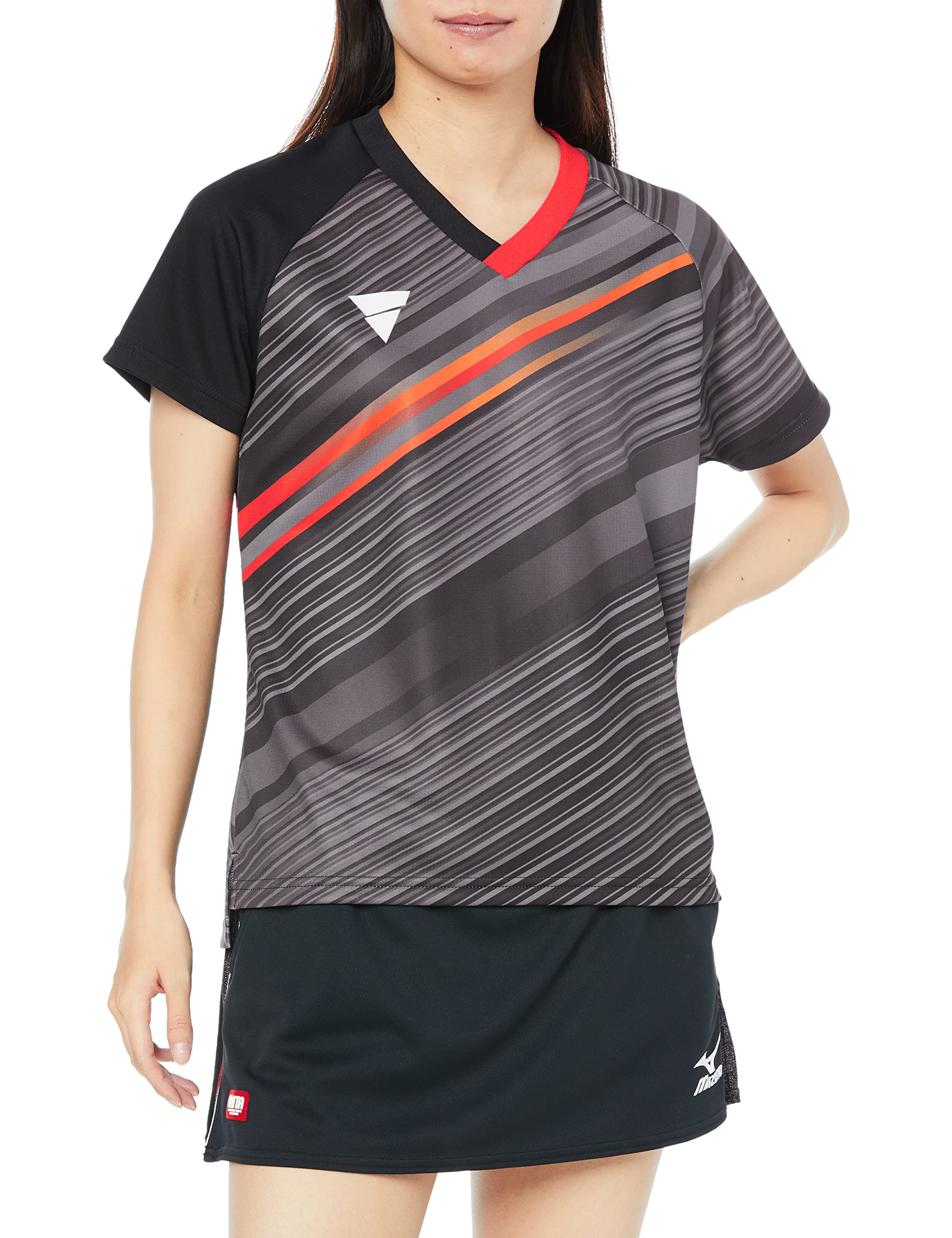 

VICTAS Table Tennis Shirt Black 4XL 512103 Women s V-LGS224 чёрный