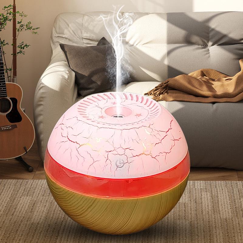 Creative USB Fog & Wood Grain Aromatherapy Humidifier with Custom Logo Option