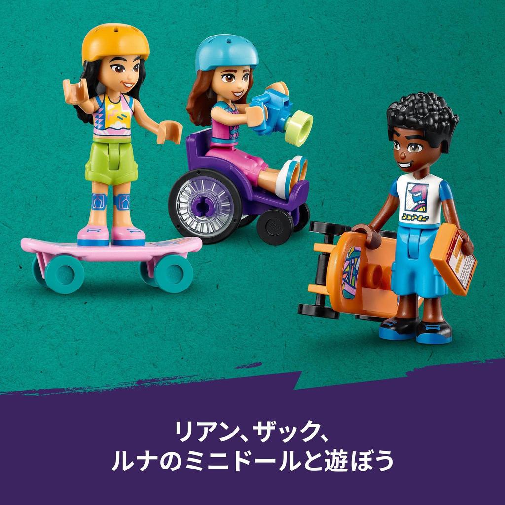 LEGO Friends Skate Park 41751, a Toy Block Gift for Pretend Play and City Building, for Girls Ages 6 and Up