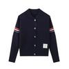 Kaslead New Arrival Women's Clothing Fashion Style Stylish Simple and Versatile Casual Labeling Knitted Long Sleeve Cardigan