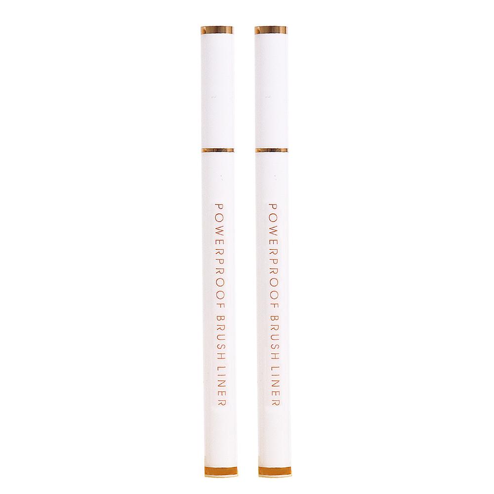 KARACAT Powerproof Pinsel Wasserfester Eyeliner 1+1
