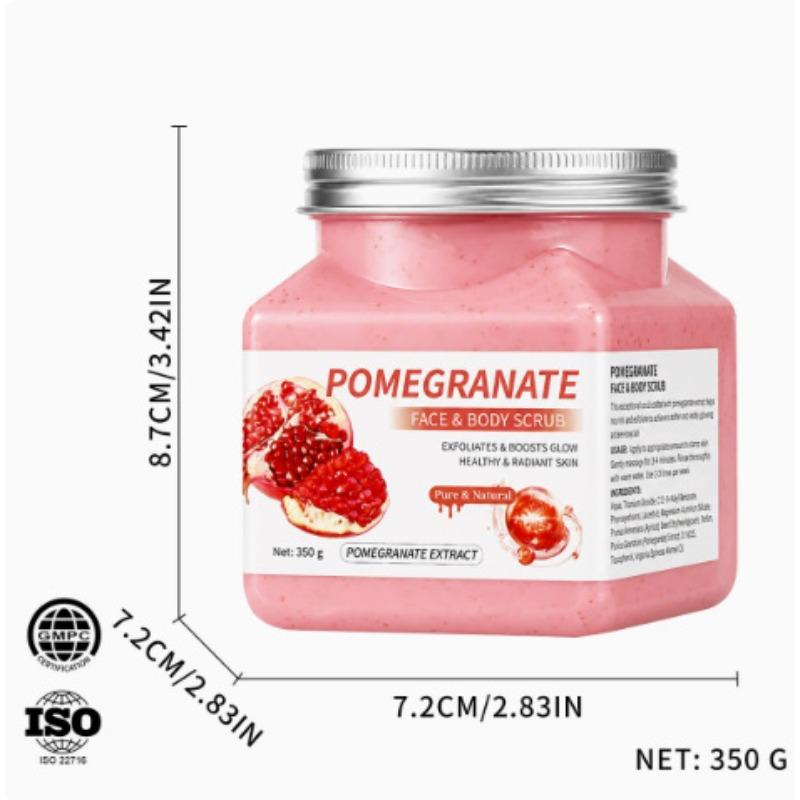 Body Scrub for Exfoliation and Removal of Rough Skin and Dead Skin Cells, Deep Cleansing with Curcumin Scrub.