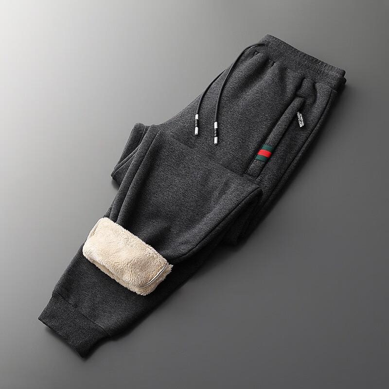 Warme Herren-Fleecehose aus Lammwollmischung