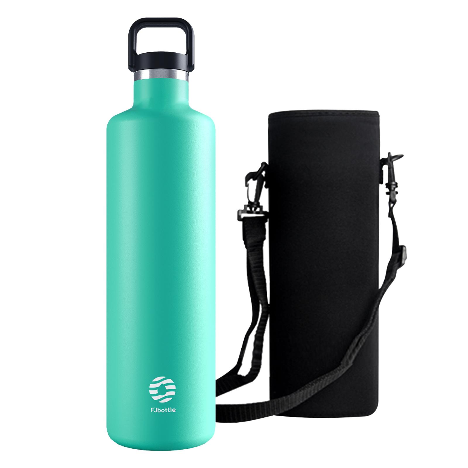 1750ml Large-capacity thermos Stainless Steel Thermos Bottle with Portable cloth bag vacuum flasks 1750ml небесно-голубой