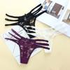 Sexy Lace G String Cross Strap Lingerie Underwear  Low-rise Panties 38