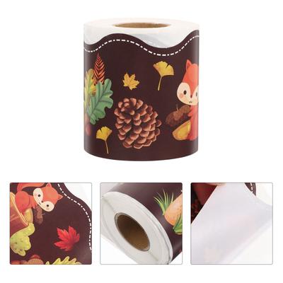 Adorable Border Sticker Bulletin Board Decoration Stickers Borders Christmas Boho Decorative Paper
