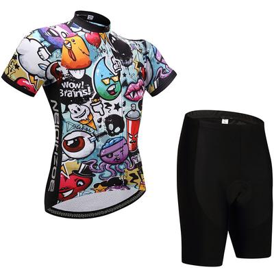 Mountainbike Kurzarm Radsportanzug Set, Feuchtigkeitsableitendes Fahrrad Teamanzug 2026 Sommer Atmungsaktives Radsportanzug Set