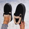 Fashion New Luxury Winter Women Boots Shoes Plush Fashion Retro Bean Shoes Cotton New Women Flat Sole Slippers Platform Women Boots