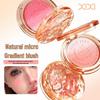 Xixi Cat Fun Gradient Blush & Contour Palette: Natural Nude Highlight & Shade All-in-One