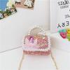 Charming Children's Mini Bag With Soft Polyester Material And Lovely Pearl Accents