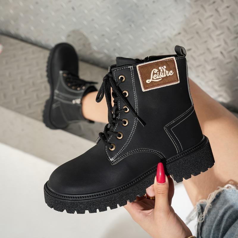 Fashion 2025 Spring and Autumn New Socks and Boots Versatile British Style Motorcycle Booties