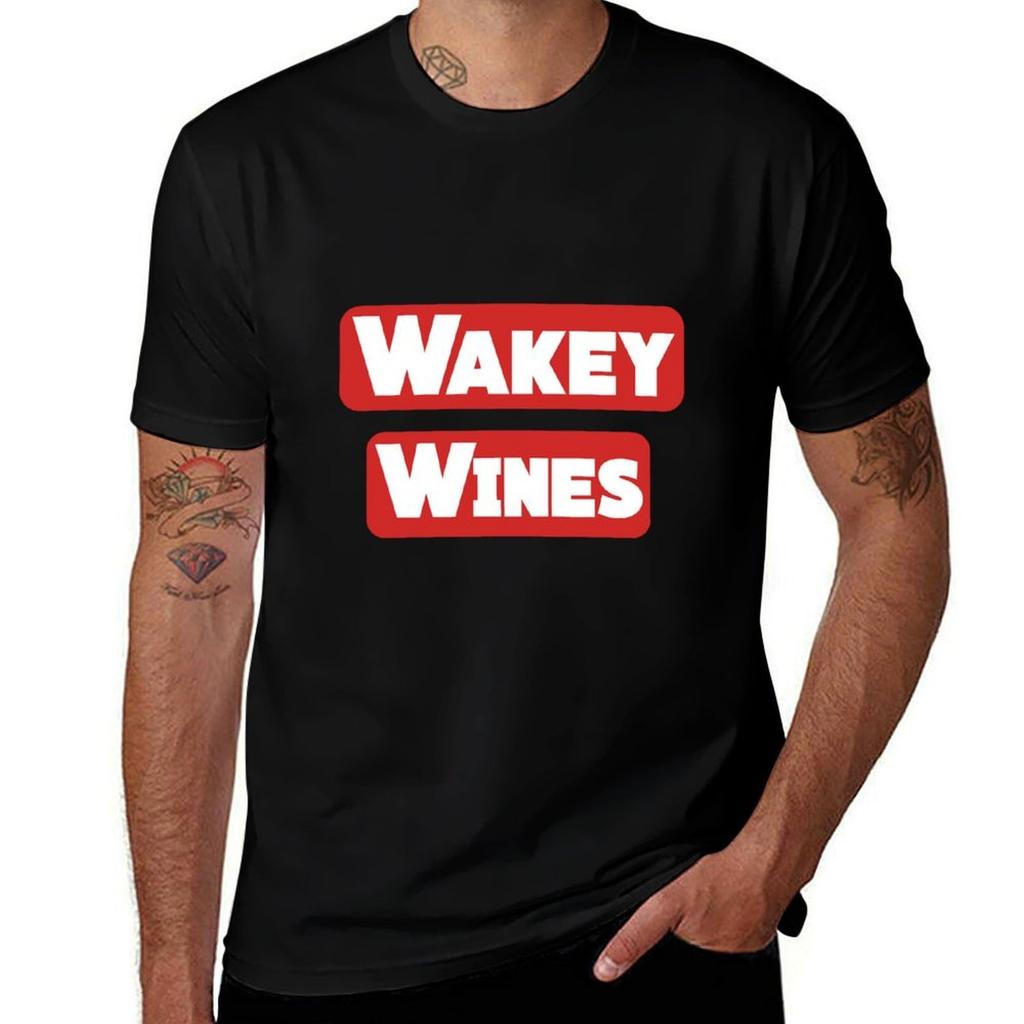 Wakey Wines For Drink Lover Tshirt Casual Basic Street Style Tshirt