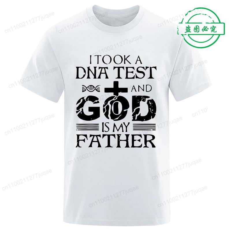 2025 Newest Fashion T-Shirt God Is My Father Jesus Summer T-Shirts Men's /Women's Short Sleeve Popular Tees Shirt Tops Unisex