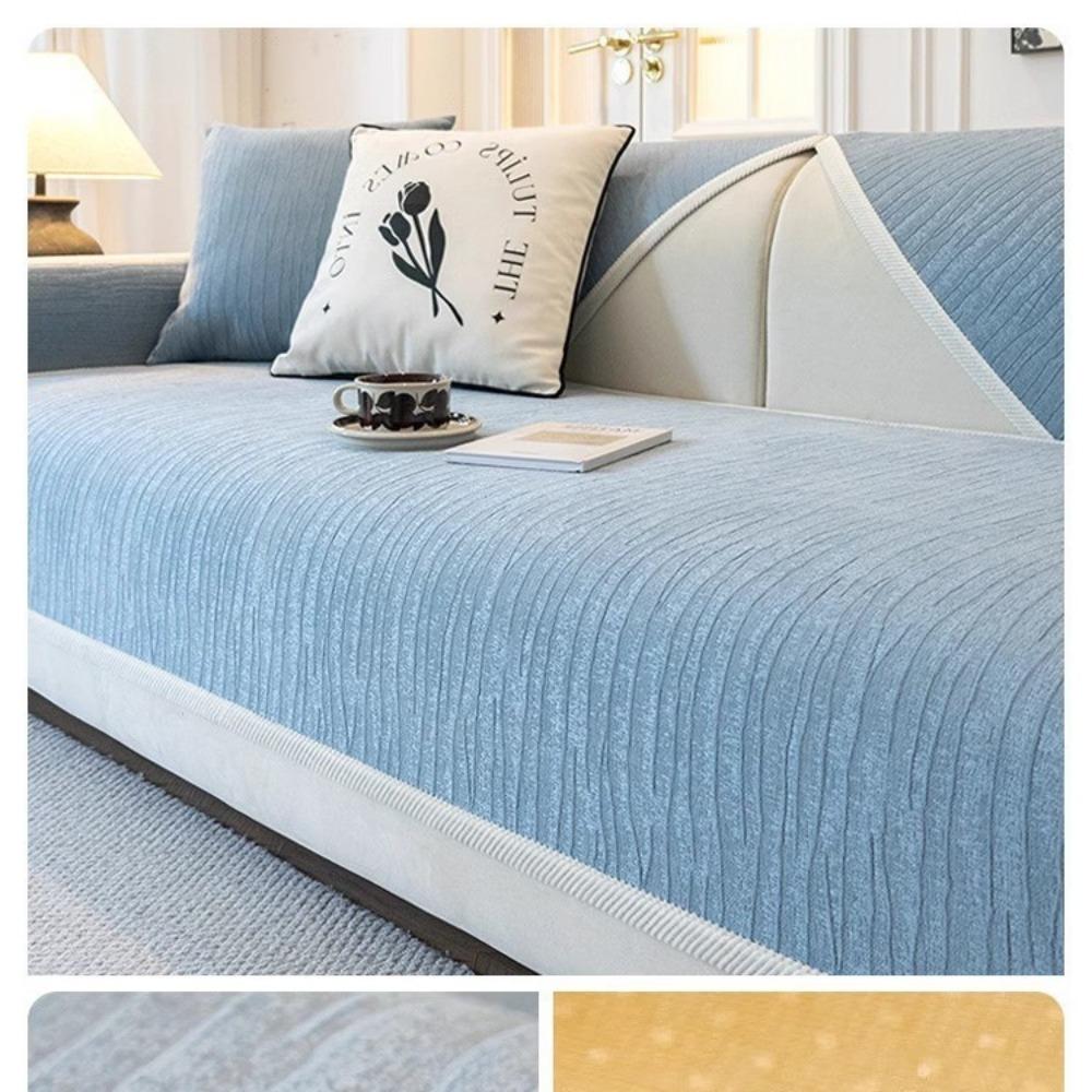 French Cream Wind Sofa Cushion Universal In All Seasons, New Non-slip Seat Cushion, Advanced Leather Sofa Cover Cover Cloth