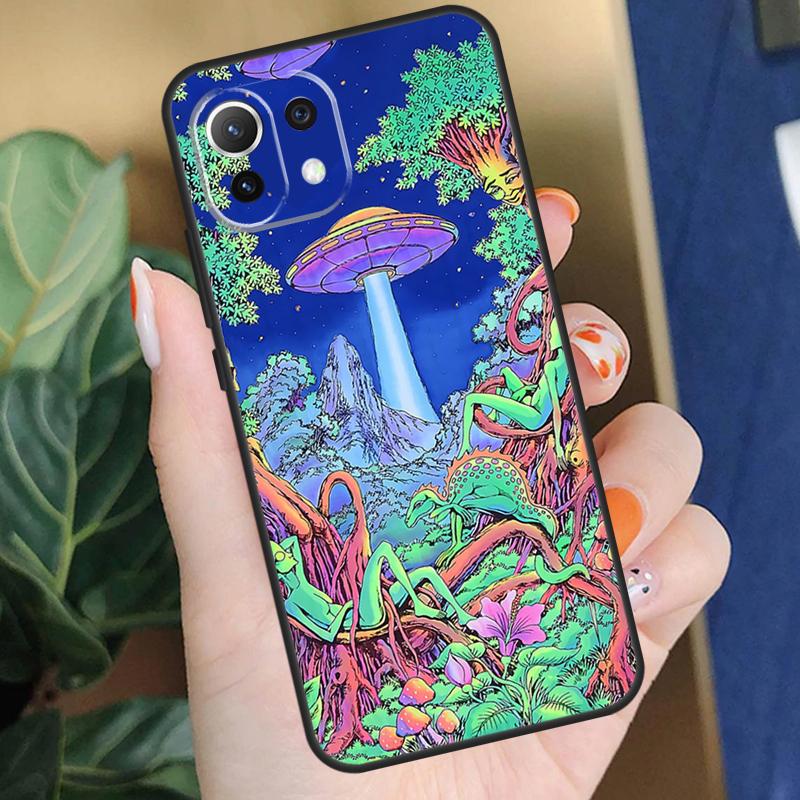 Mushroom Moon Shroom Farmer Case For Xiaomi 15T 14T 13T Pro 14 15 Ultra 17 Pro Max POCO X7 F8 Pro X5 X6 F5 F6 F7 Coque