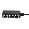 Ethernet Cable Splitter Network Adapter Ethernet Splitter 1 To 3 Cable Rj45 Lan Ethernet Connector Adapter