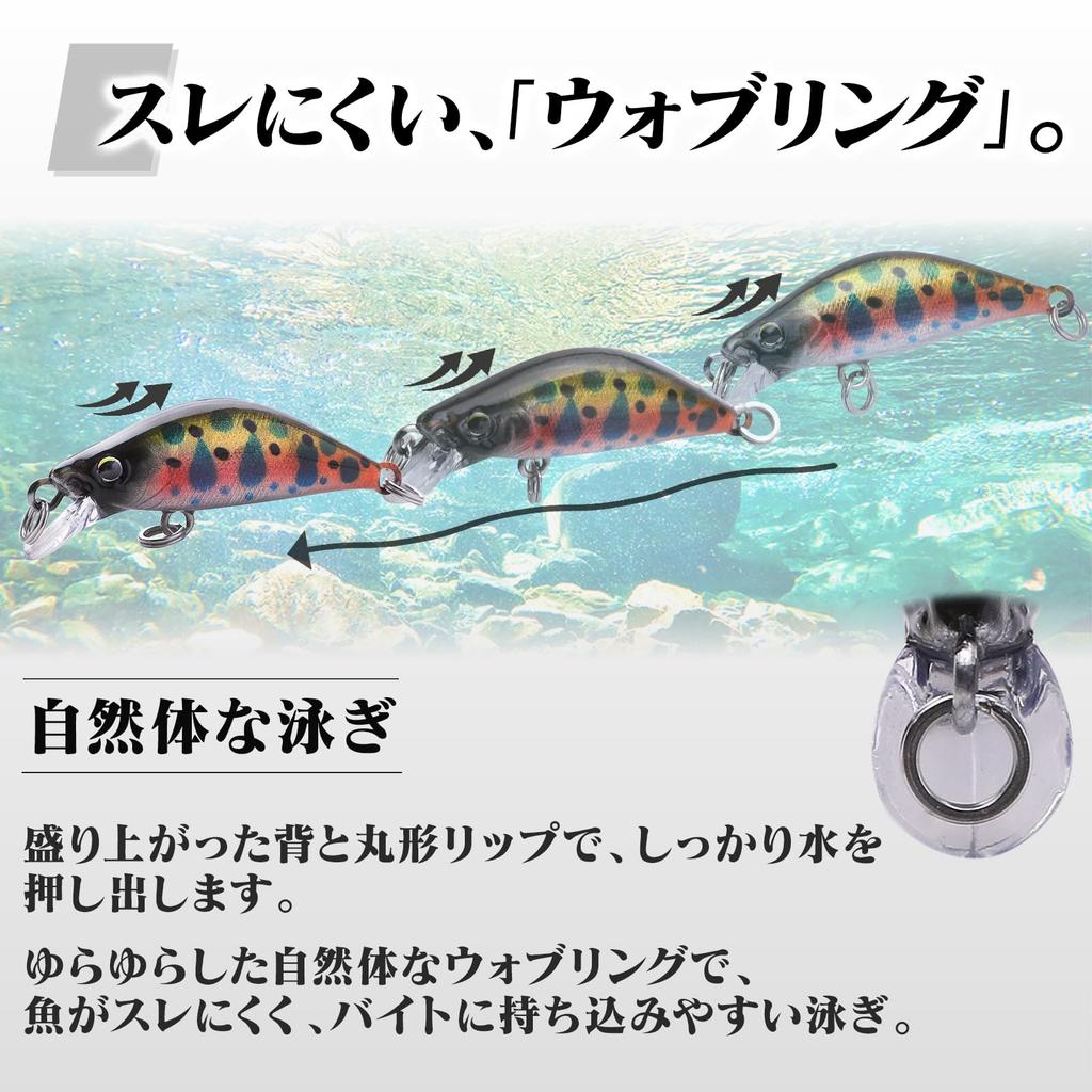 CONTYU Mountain Stream Minnow 5 Set Punching Small Areas 35mm