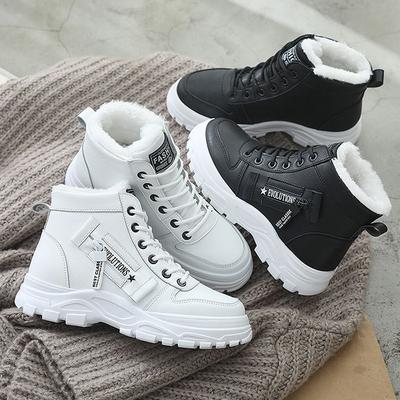 Winter Ladies Shoes 2024 Lace Up Women Sneakers Snow Ankle Boots Waterproof Warm Platform Botas Woman Footwear