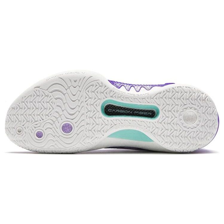 Anta Shock Wave 5 Mutations Herresneakers Lilla Lysgrønn 112341106-4
