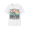 Funny Skeleton Halloween T-Shirt Unisex Softstyle Tee | Stay Hydrated Shirt