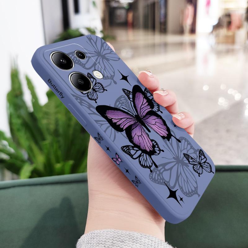 Flying Butterfly Phone Case For Xiaomi Redmi Note 15 Pro Plus 4G 5G Silicone Cover
