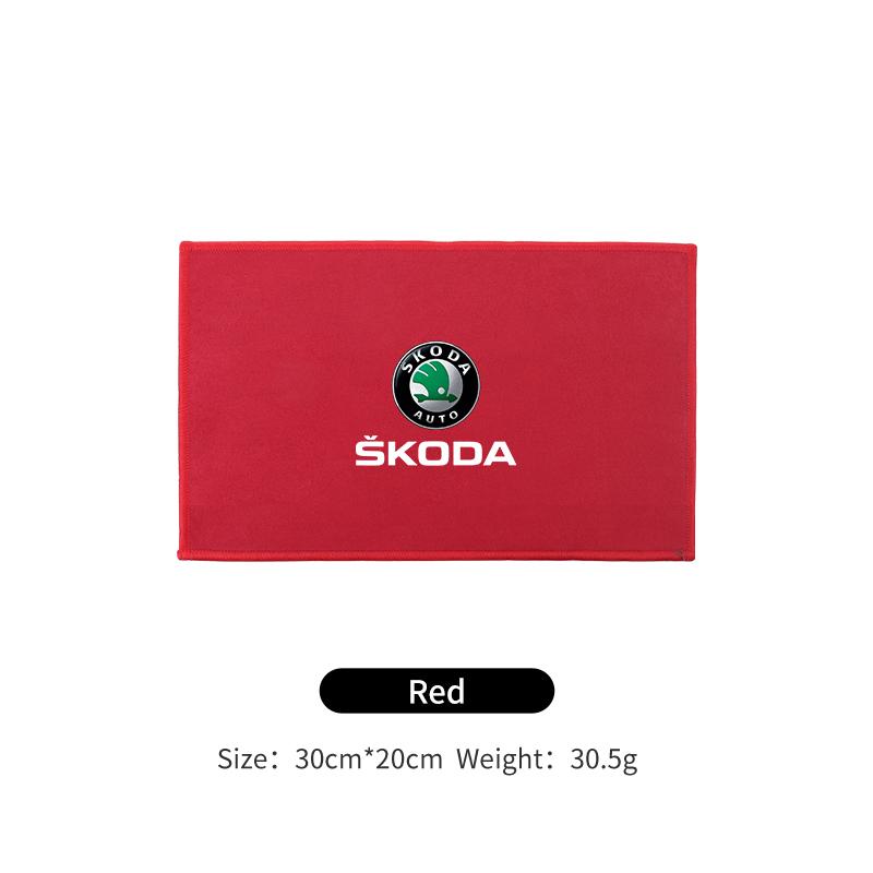 2025 Hot Car Wash Towel Soft Cleaning Rag Cloth Auto Cleaner Tools For Skoda Octavia Superb Rapid Kodiaq Karoq Fabia Kamiq Rooms