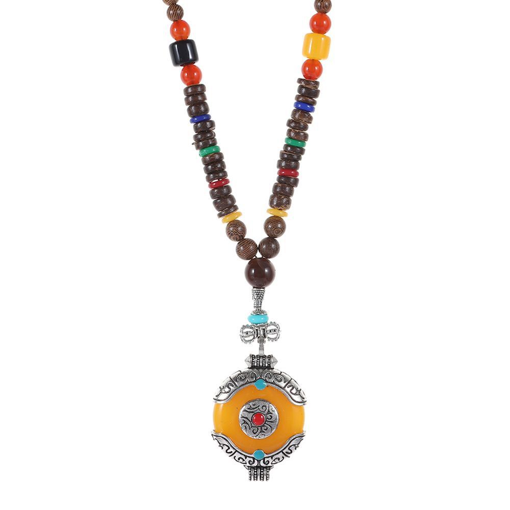 Accessories Ethnic Bodhi Clavicle Chain Personality Necklace Fashion Jewelry Nepal Bead Necklace