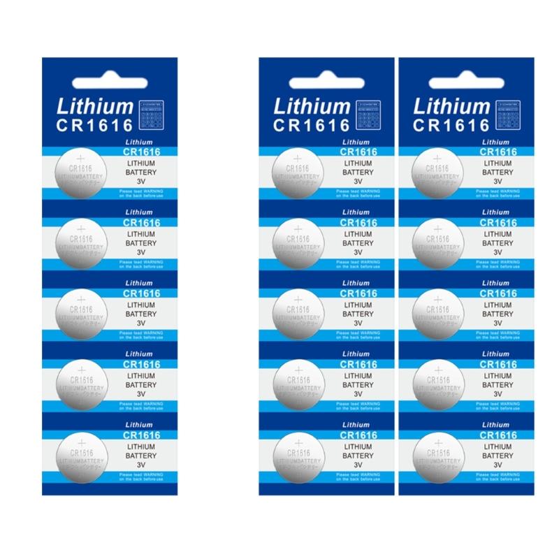 5piece/10piece CR1616 Lithium Coin Cell Batteries 3V Lithium Battery Long Lasts Power Supply For Watches And Toy
