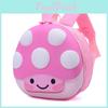 Kids School Backpack With Cartoon Mushroom Design For Toddlers And Preschool Children