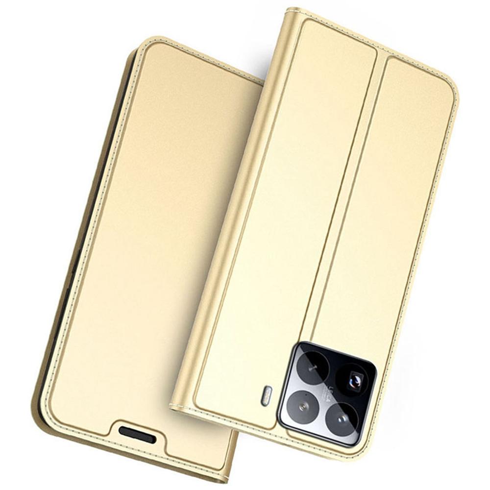 For Xiaomi 15S Pro Case PU Leather Phone Cover with Card Holder Stand