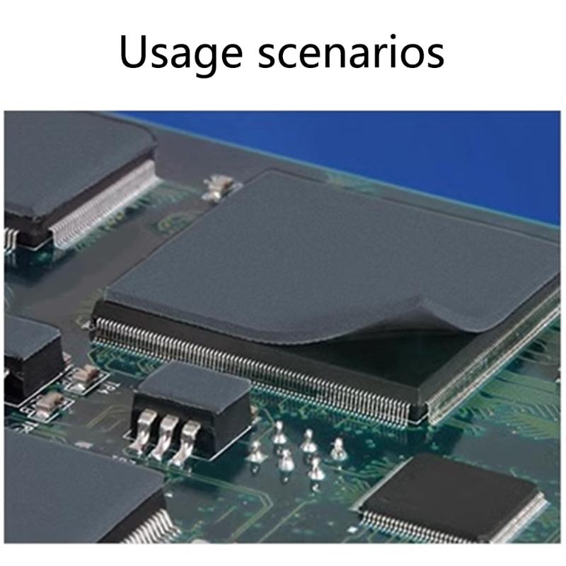 Silicone Baseds Thermals Conductivity Pad for Electronics Cooling Long Heat Transfer Materials