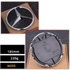 BENZ Car Front Grille Emblem Star Badge  Logo Chrome Black Silver 3D Mirror Mercedes Benz W205 W204 W253 W213 W206 W166 Gle VVVglc Qa6